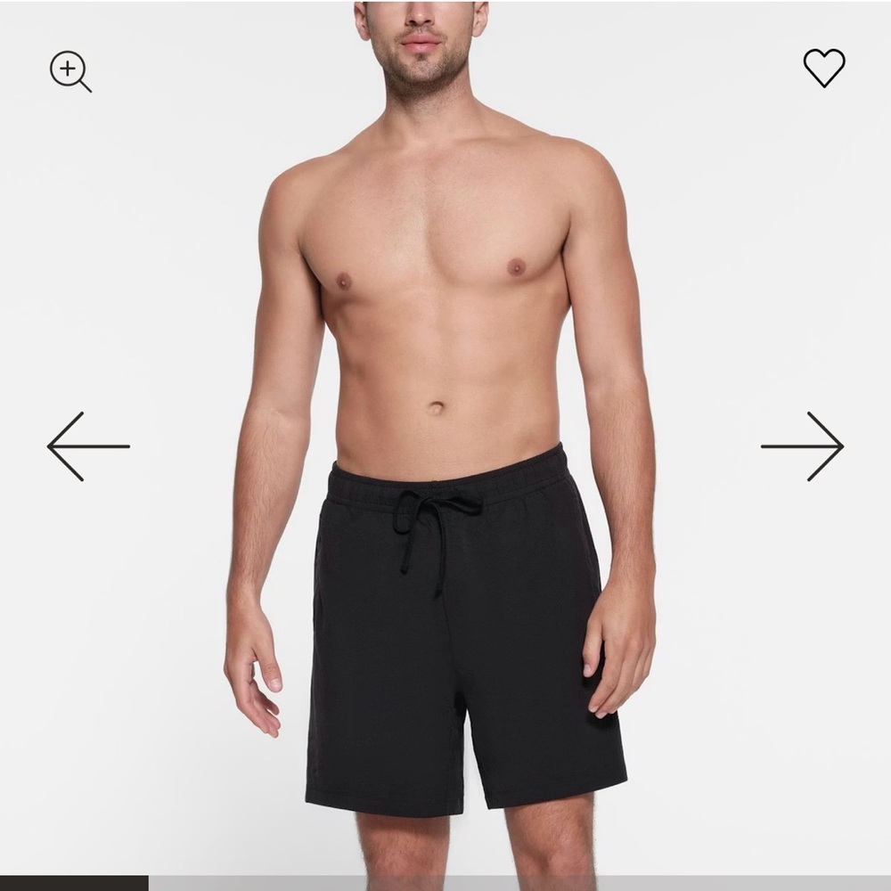 Men’s Skims Jersey Lounge Shorts - large black